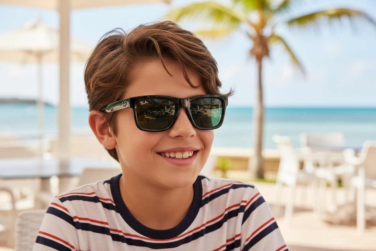 Front view Ray-Ban Kids RJ9196S (100/71)