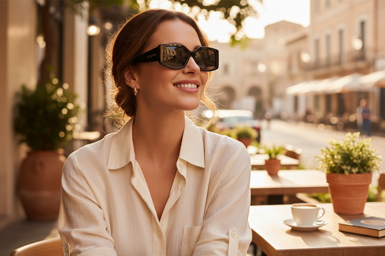 Front view Vogue Eyewear VO5642SU (W44/81)