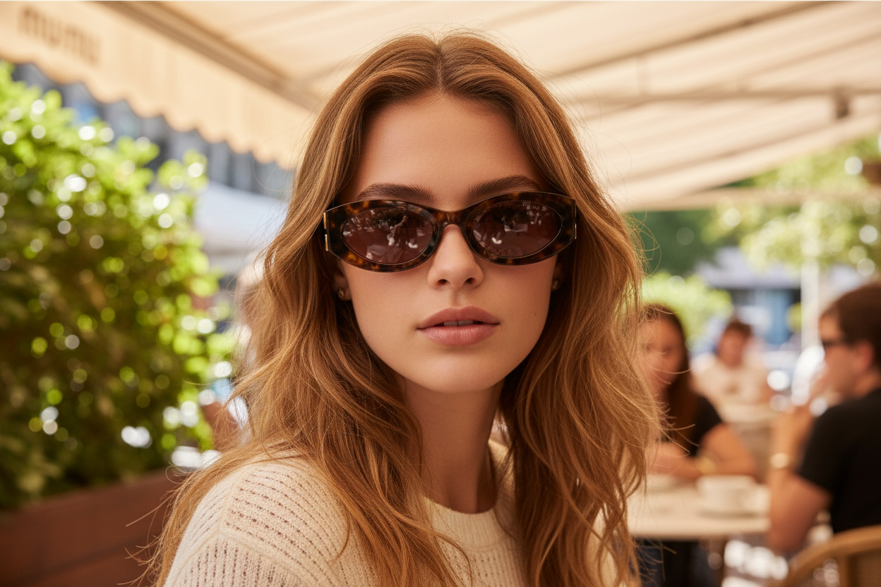 Front view Miu Miu 0MU 11WS (MU 11WS - 14L20I)