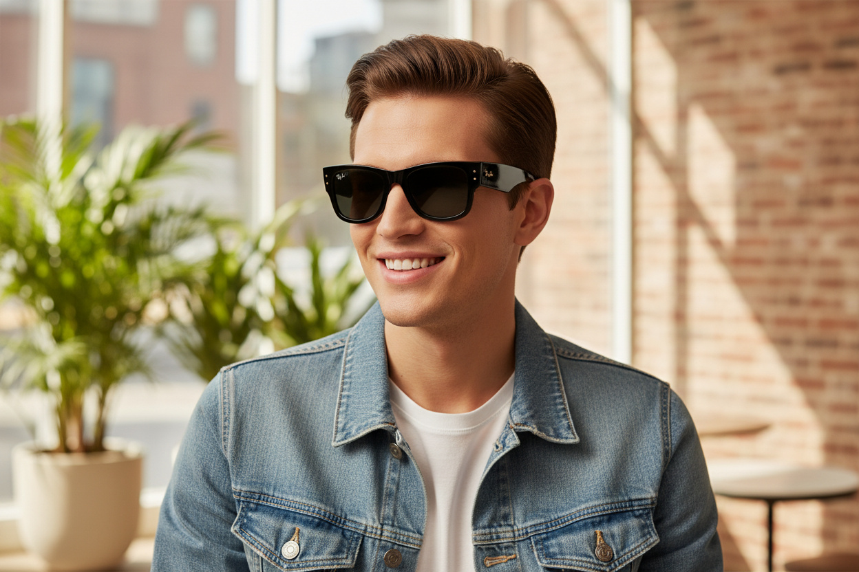 Front view Ray-Ban MEGA WAYFARER (RB0840S - 6826J5)