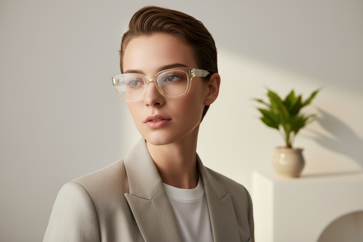Front view Saint Laurent SL 838 OPT (004)