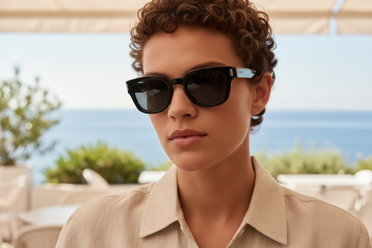 Front view Saint Laurent SL 838 (005)