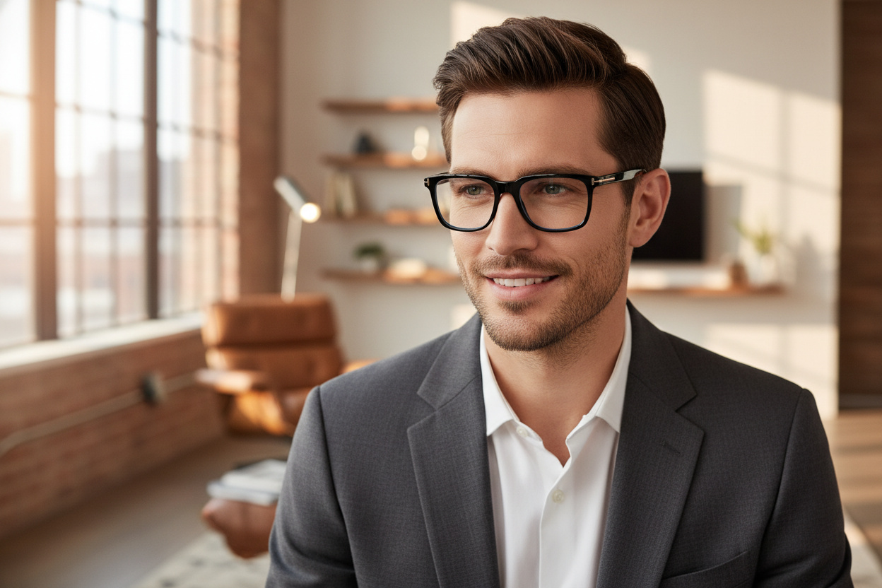 Front view Tom Ford FT6080-B (001)