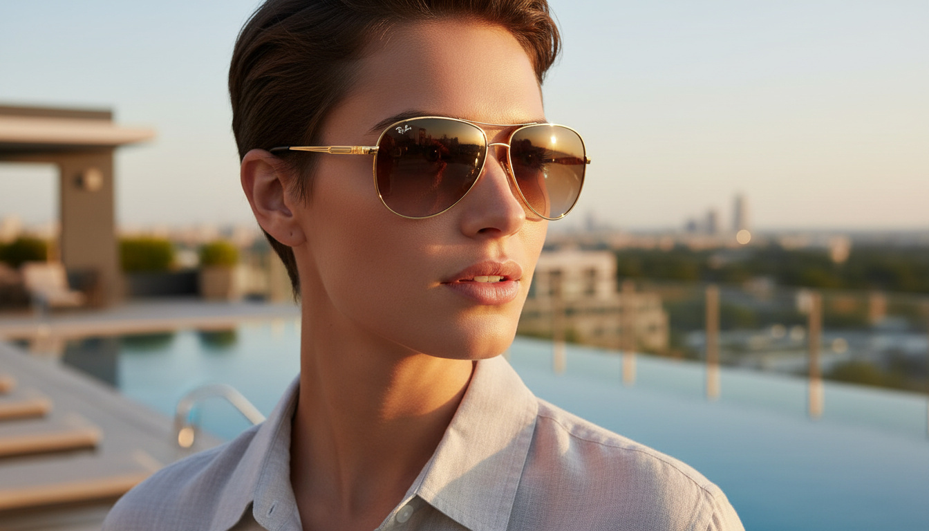 Front view Ray-Ban CARBON FIBRE (RB8313 - 001/51)