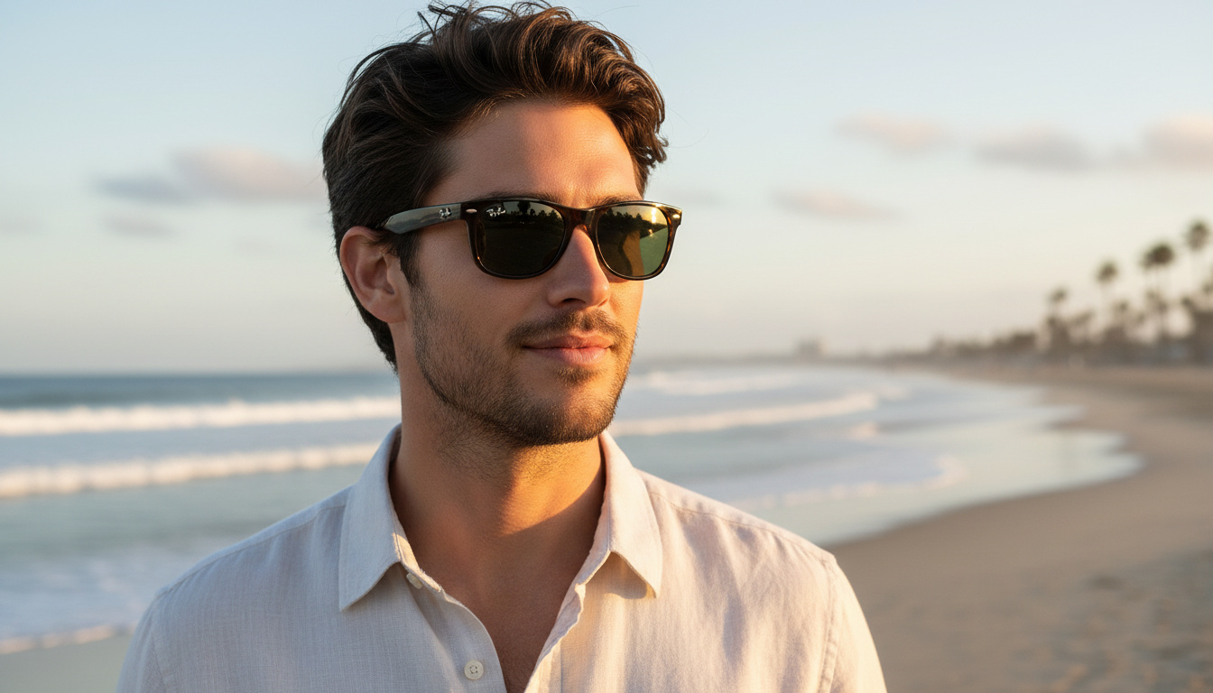 Front view Ray-Ban NEW WAYFARER (RB2132 - 902)