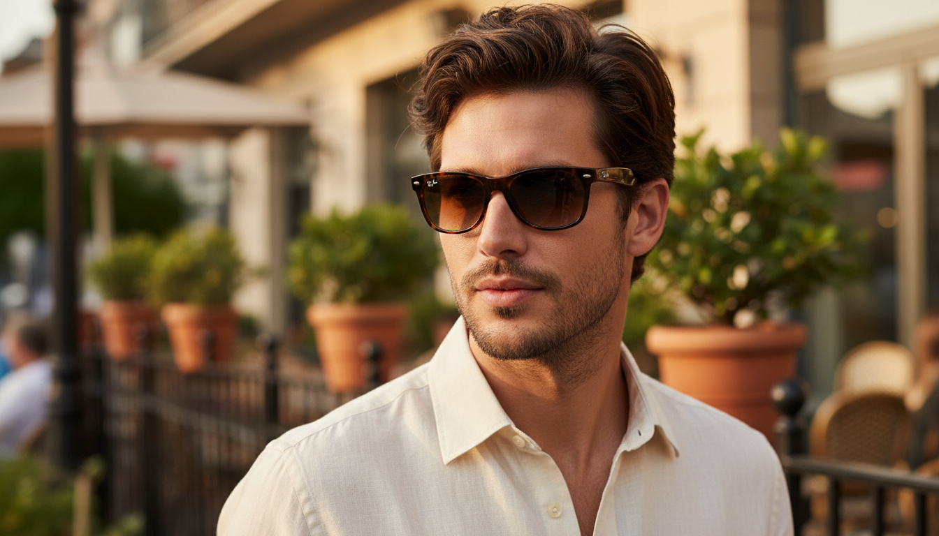 Front view Ray-Ban NEW WAYFARER (RB2132 - 710/51)