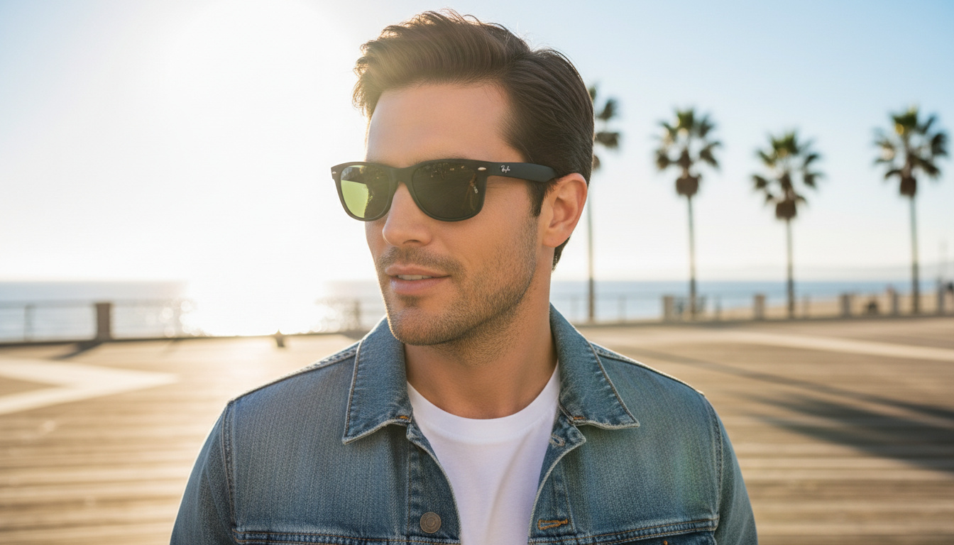 Front view Ray-Ban NEW WAYFARER (RB2132 - 622/58)