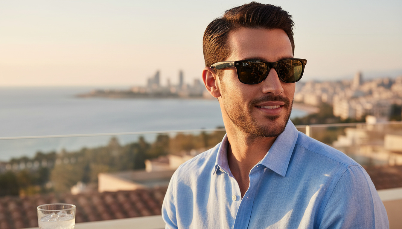 Front view Ray-Ban NEW WAYFARER (RB2132 - 901L)