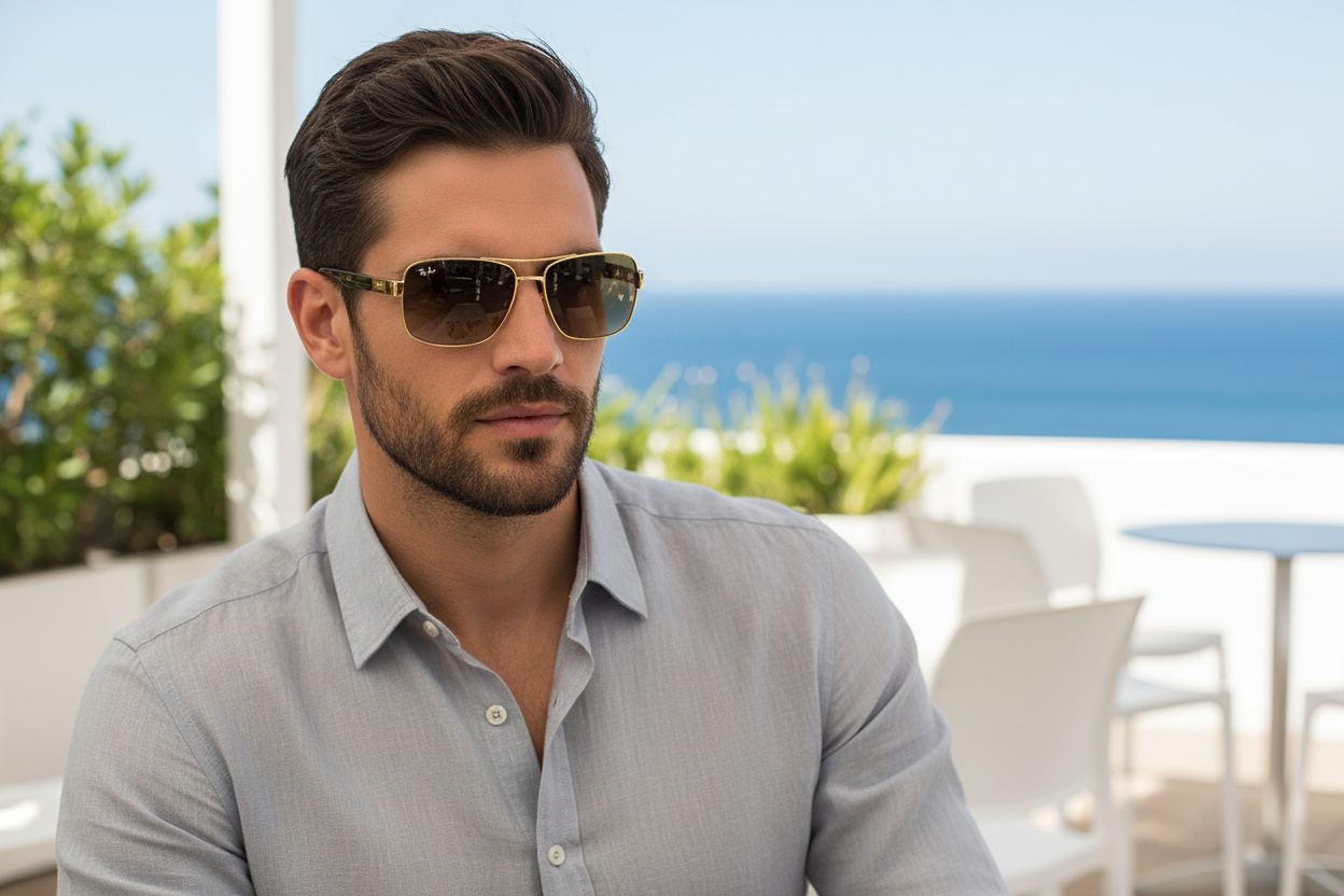 Front view Ray-Ban RB3522 (001/13)