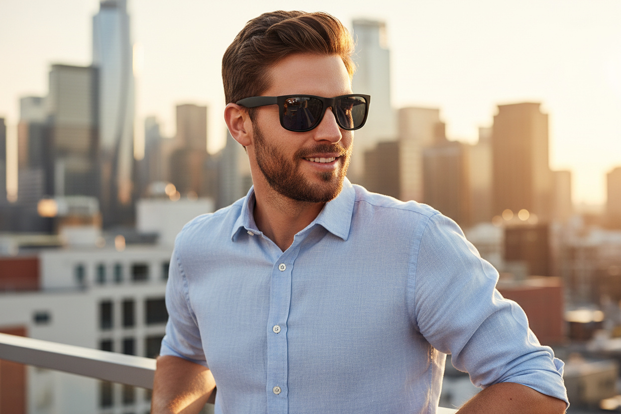 Front view Ray-Ban JUSTIN (RB4165 - 622/2V)