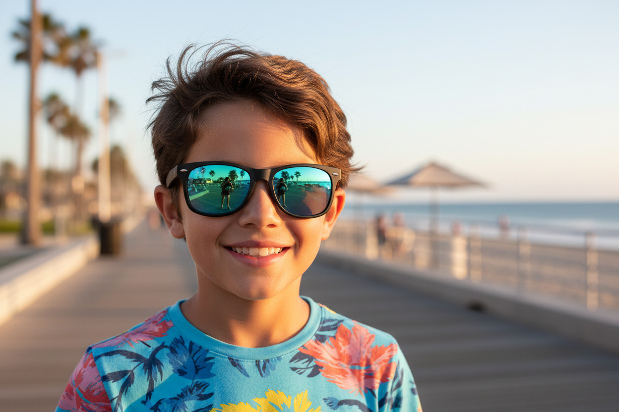 Front view Ray-Ban Kids JUNIOR NEW WAYFARER (RJ9052S - 100S55)