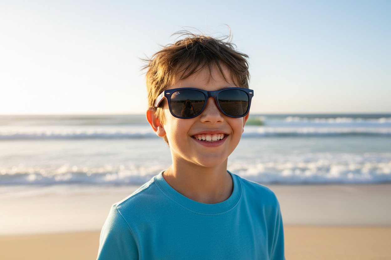 Front view Ray-Ban Kids JUNIOR NEW WAYFARER (RJ9052S - 178/80)
