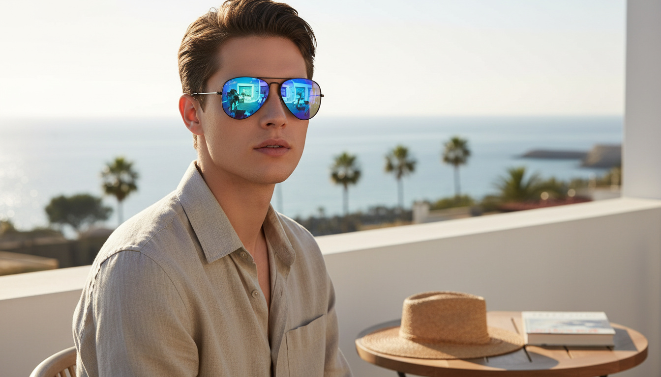 Front view Ray-Ban AVIATOR LARGE METAL (RB3025 - 002/4O)