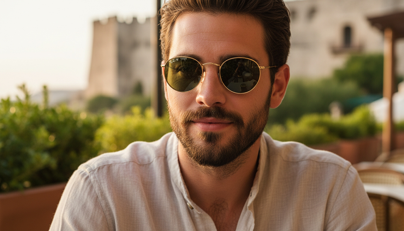 Front view Ray-Ban ROUND METAL (RB3447 - 112/58)