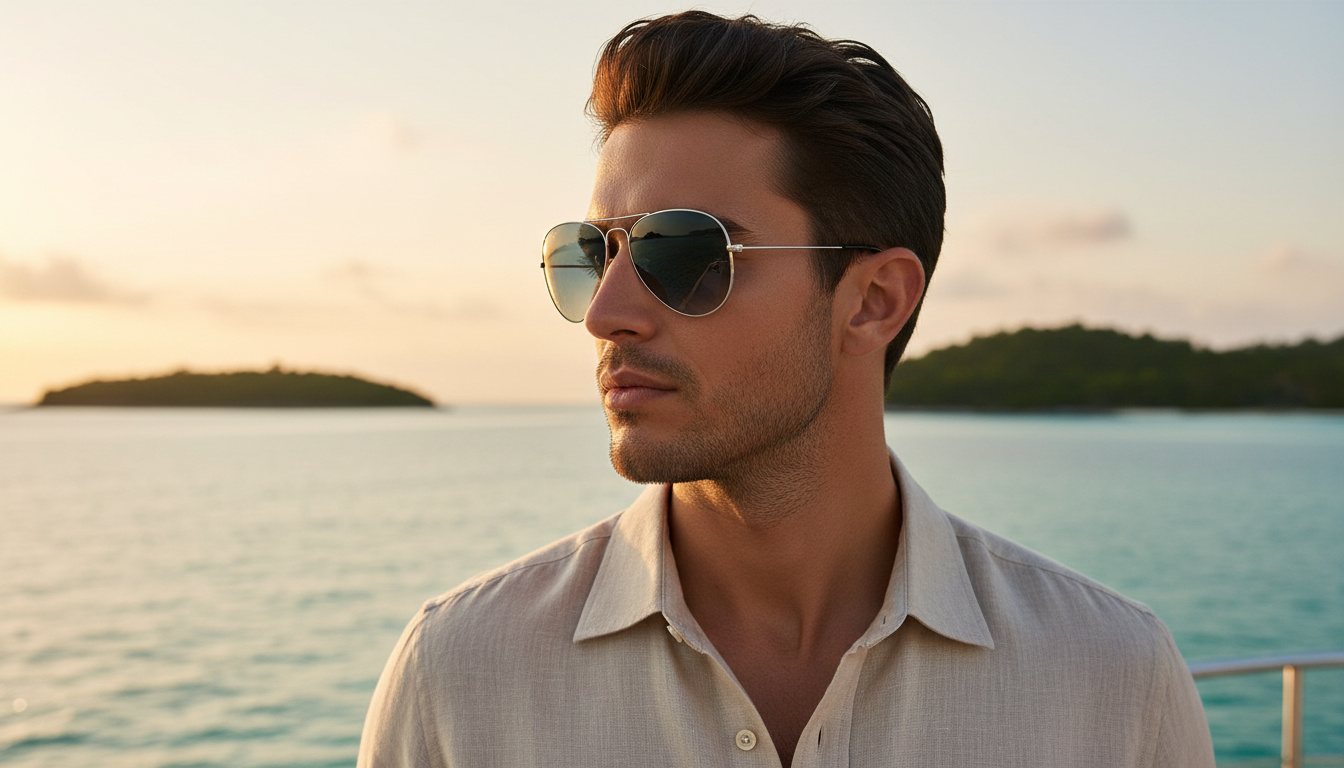 Front view Ray-Ban AVIATOR LARGE METAL (RB3025 - 003/3F)
