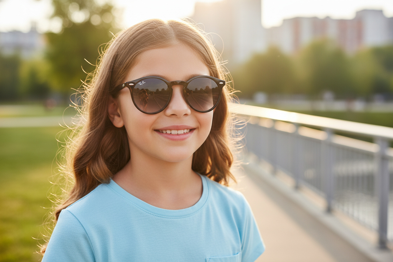 Front view Ray-Ban Kids RJ9064S (100/11)