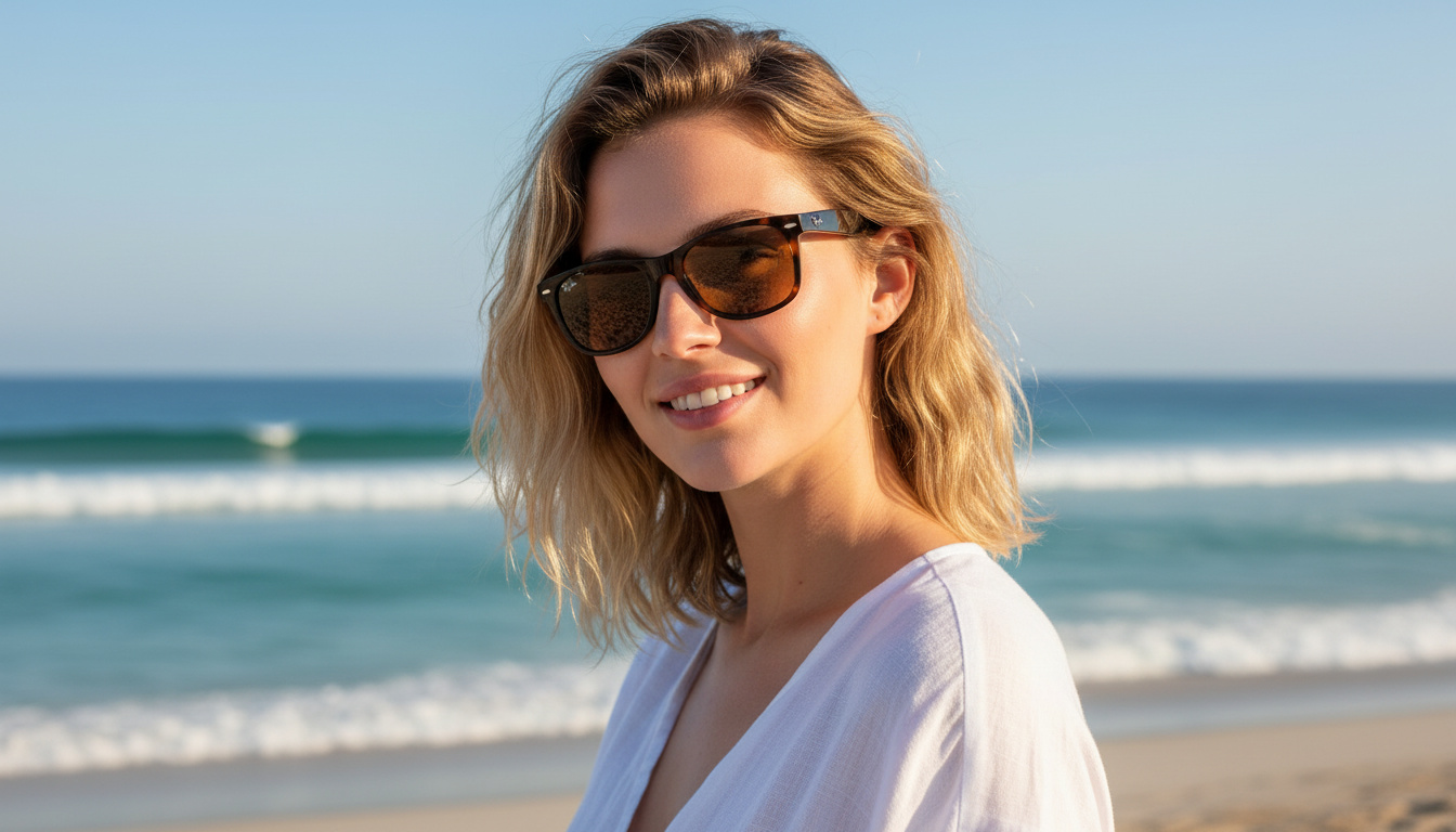 Front view Ray-Ban NEW WAYFARER (RB2132 - 710)