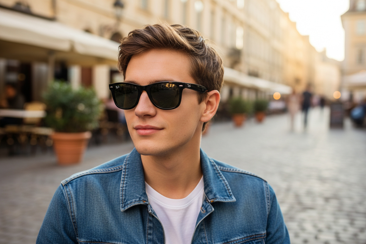 Front view Ray-Ban WAYFARER (RB2140 - 901)