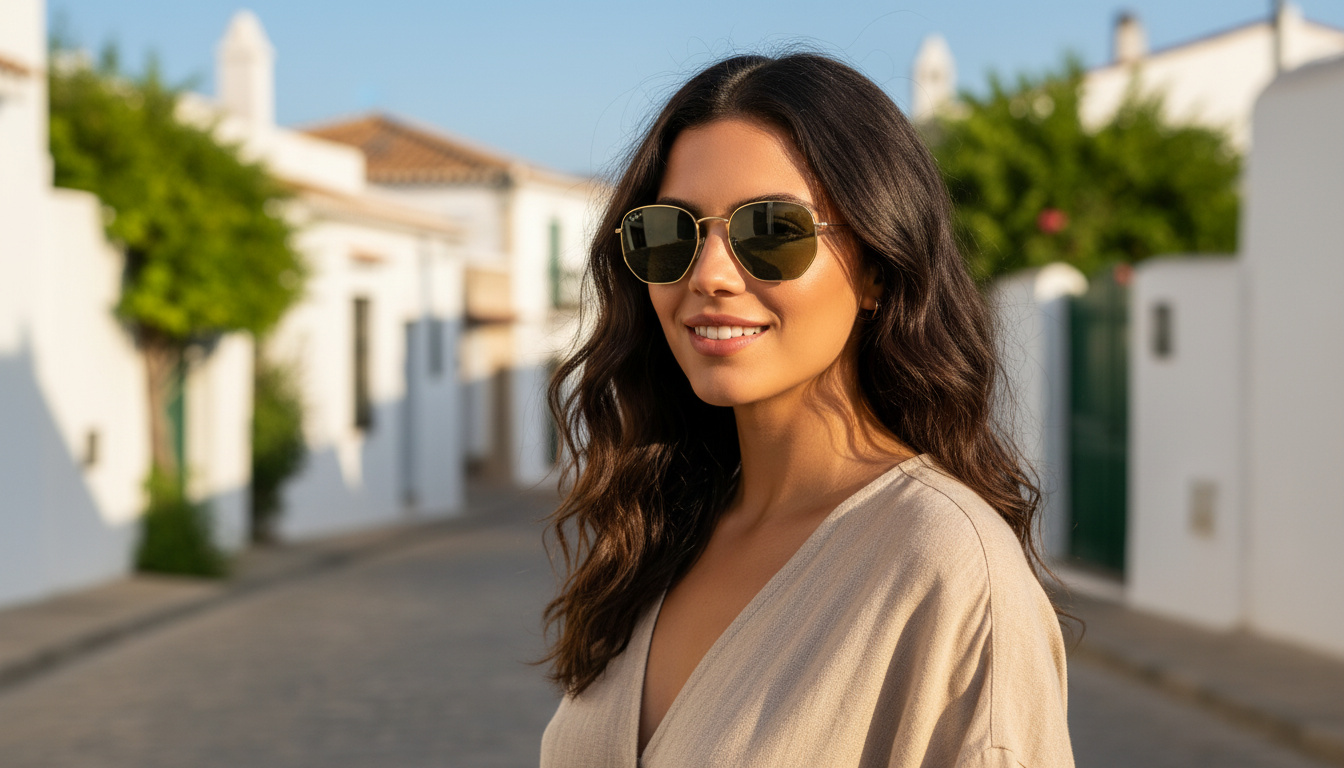 Front view Ray-Ban HEXAGONAL (RB3548N - 001)