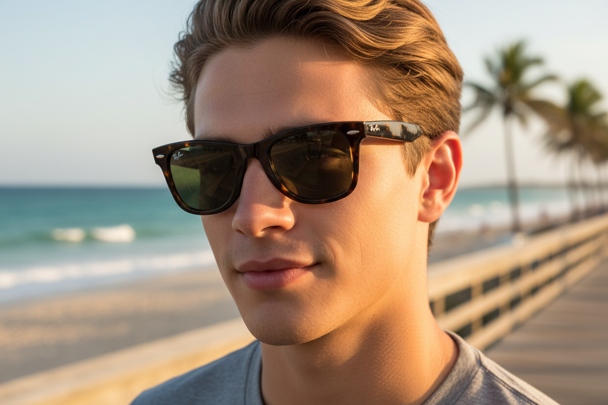 Front view Ray-Ban WAYFARER (RB2140 - 902)