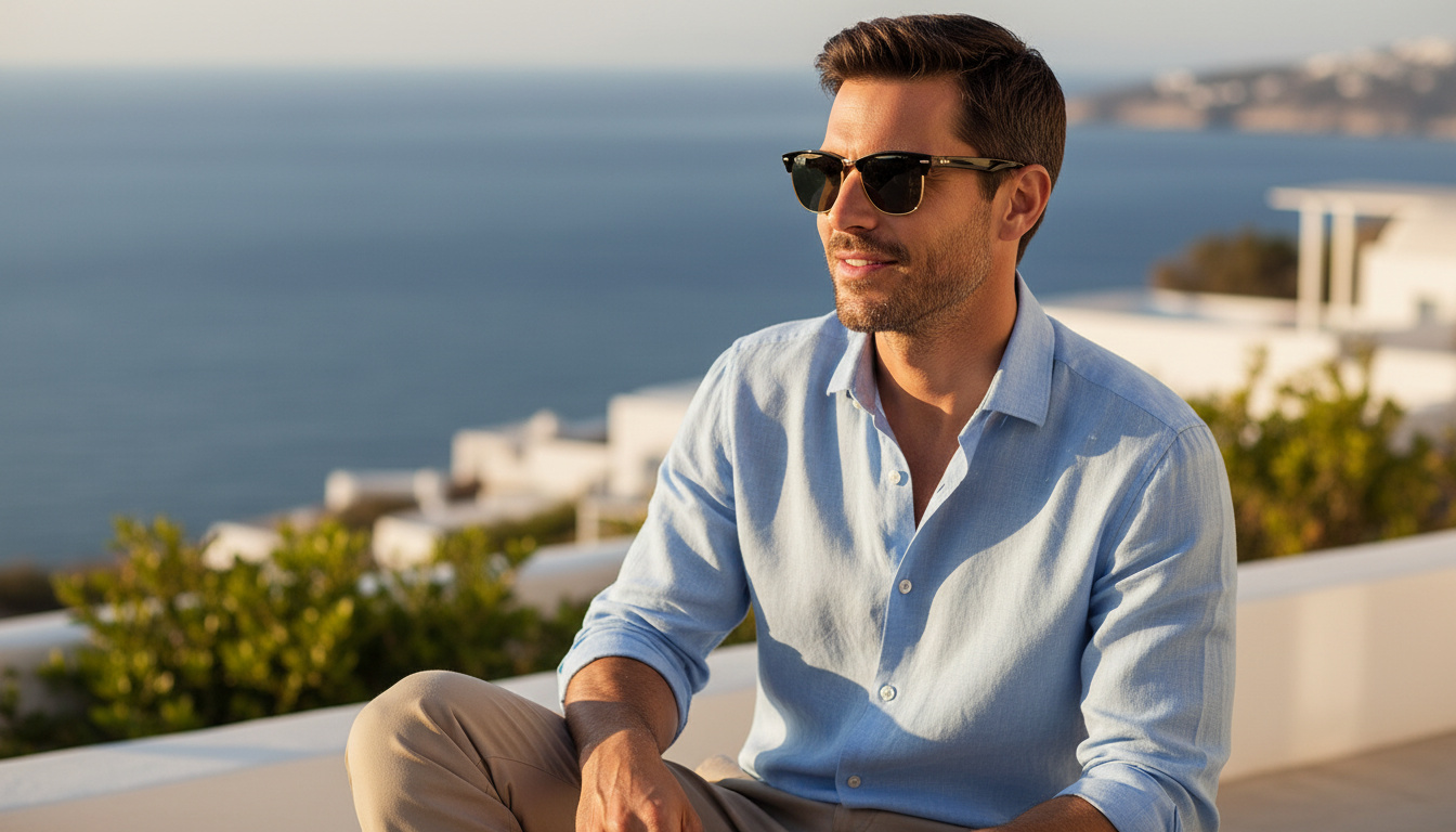 Front view Ray-Ban CLUBMASTER OVERSIZED (RB4175 - 877/M3)