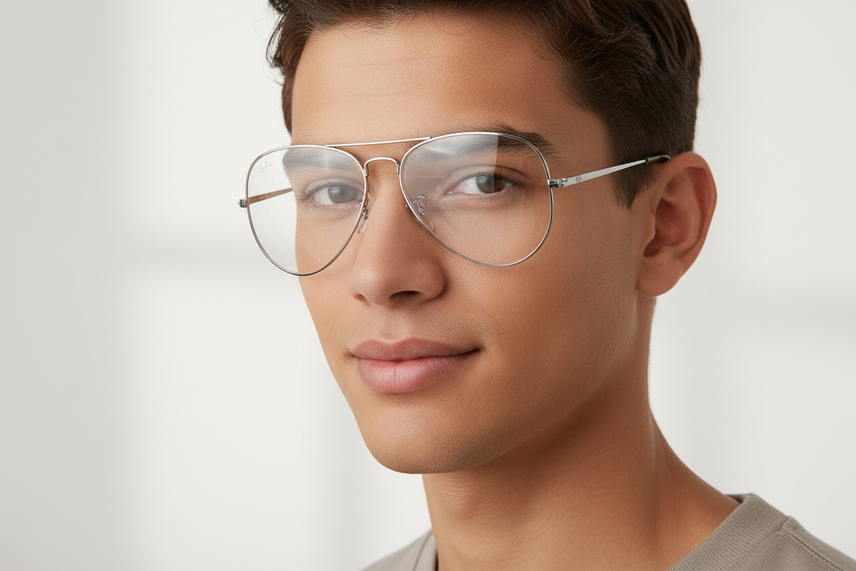 Front view Ray-Ban AVIATOR (RX6489 - 2501)