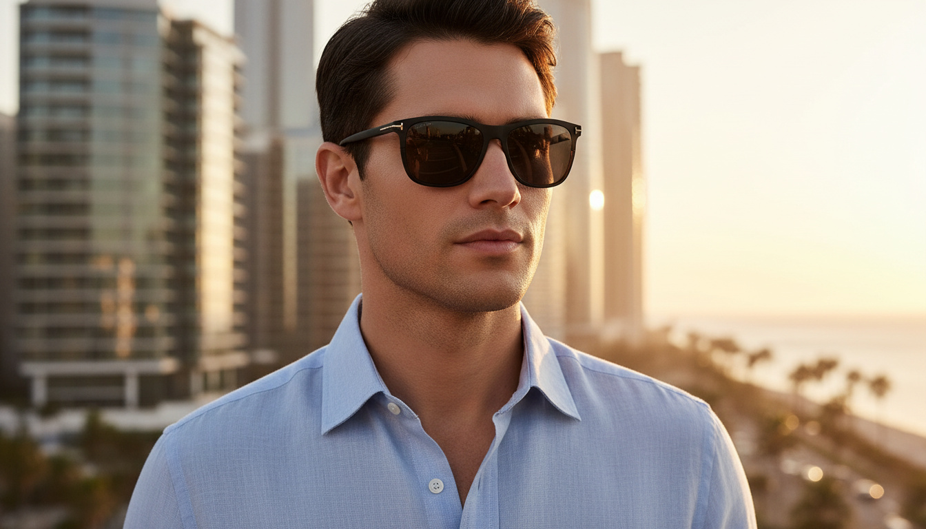 Front view Tom Ford ALASDHAIR (FT0526 - 02A)