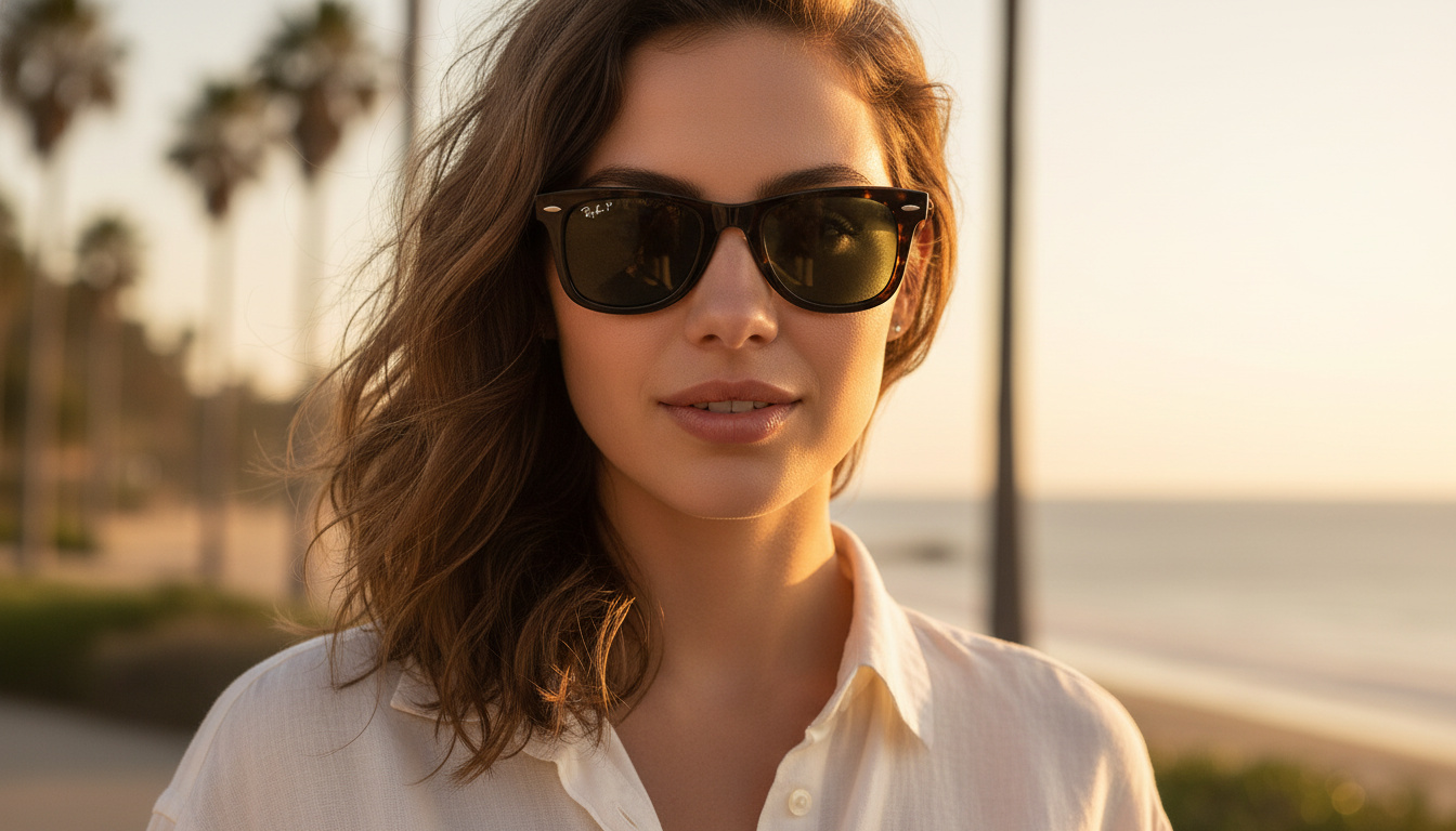 Front view Ray-Ban WAYFARER (RB2140 - 902/58)