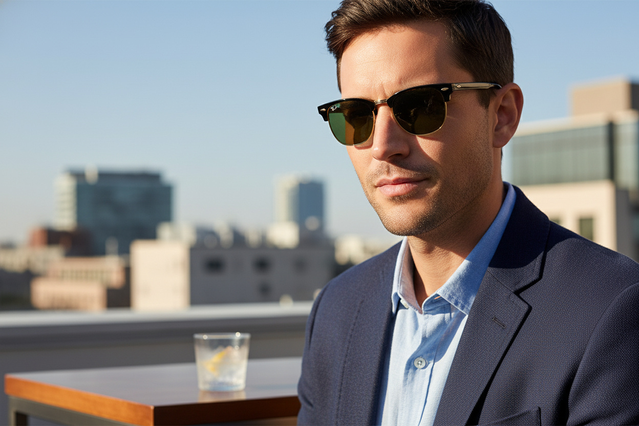 Front view Ray-Ban CLUBMASTER (RB3016 - 901/58)