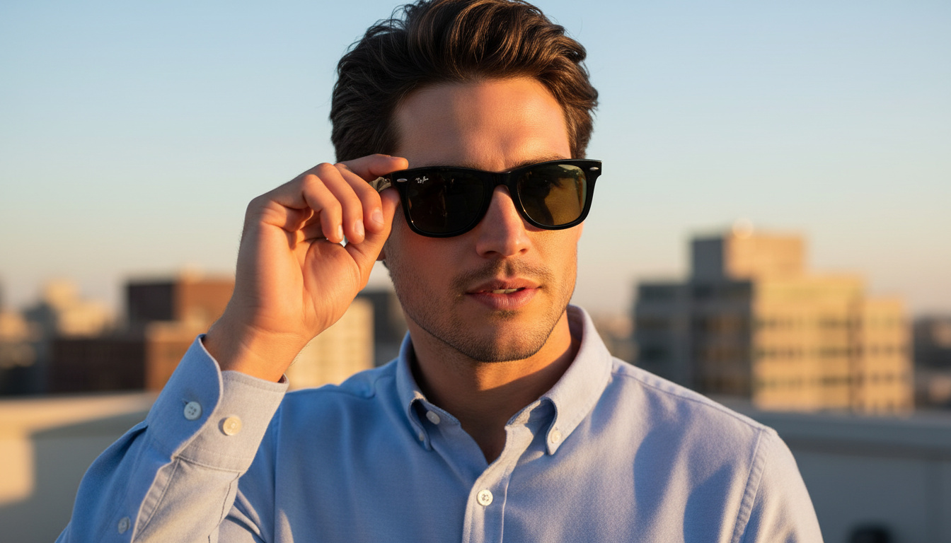 Front view Ray-Ban WAYFARER (RB4340 - 601)