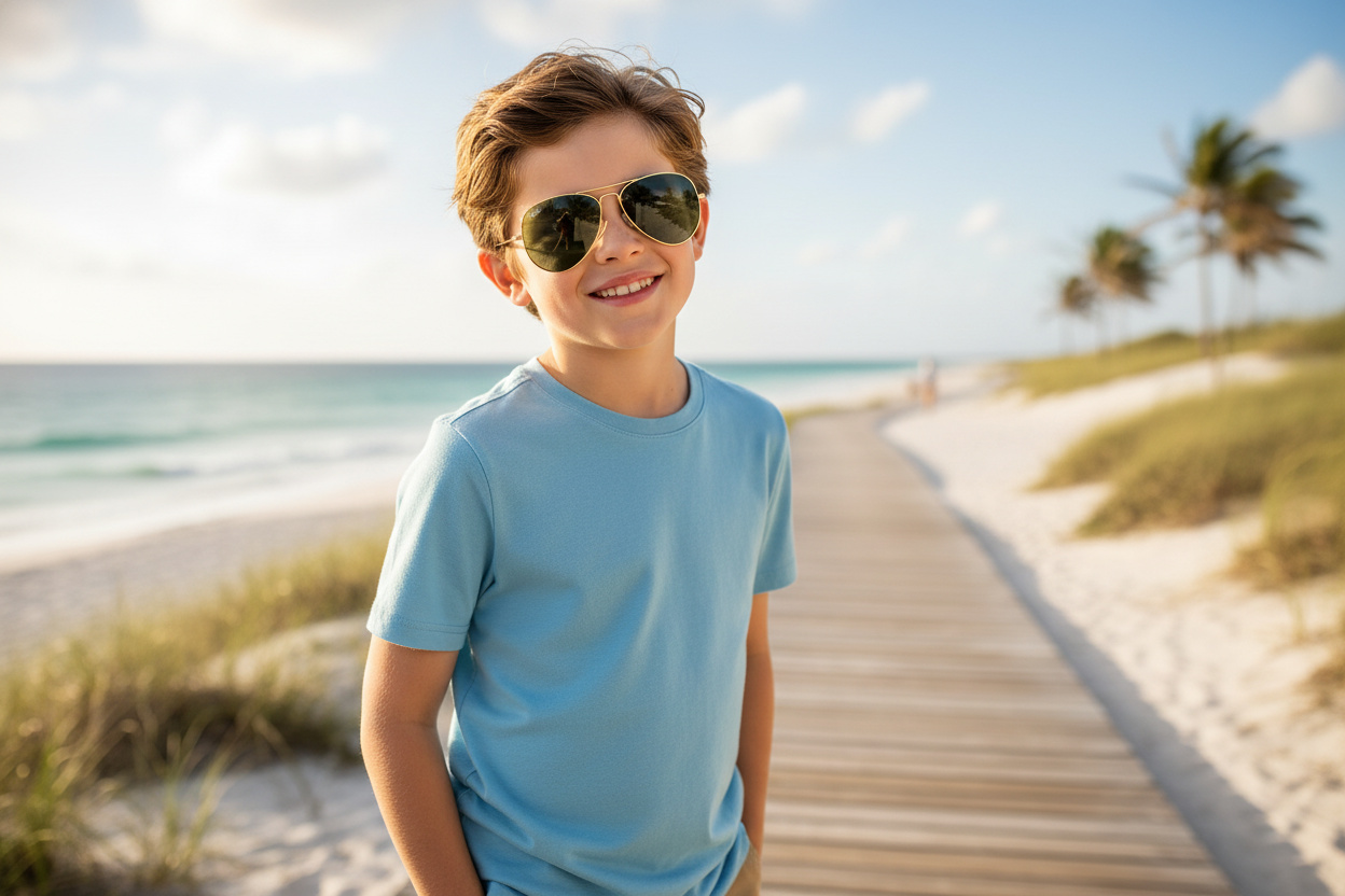 Front view Ray-Ban Kids JUNIOR AVIATOR (RJ9506S - 223/71)