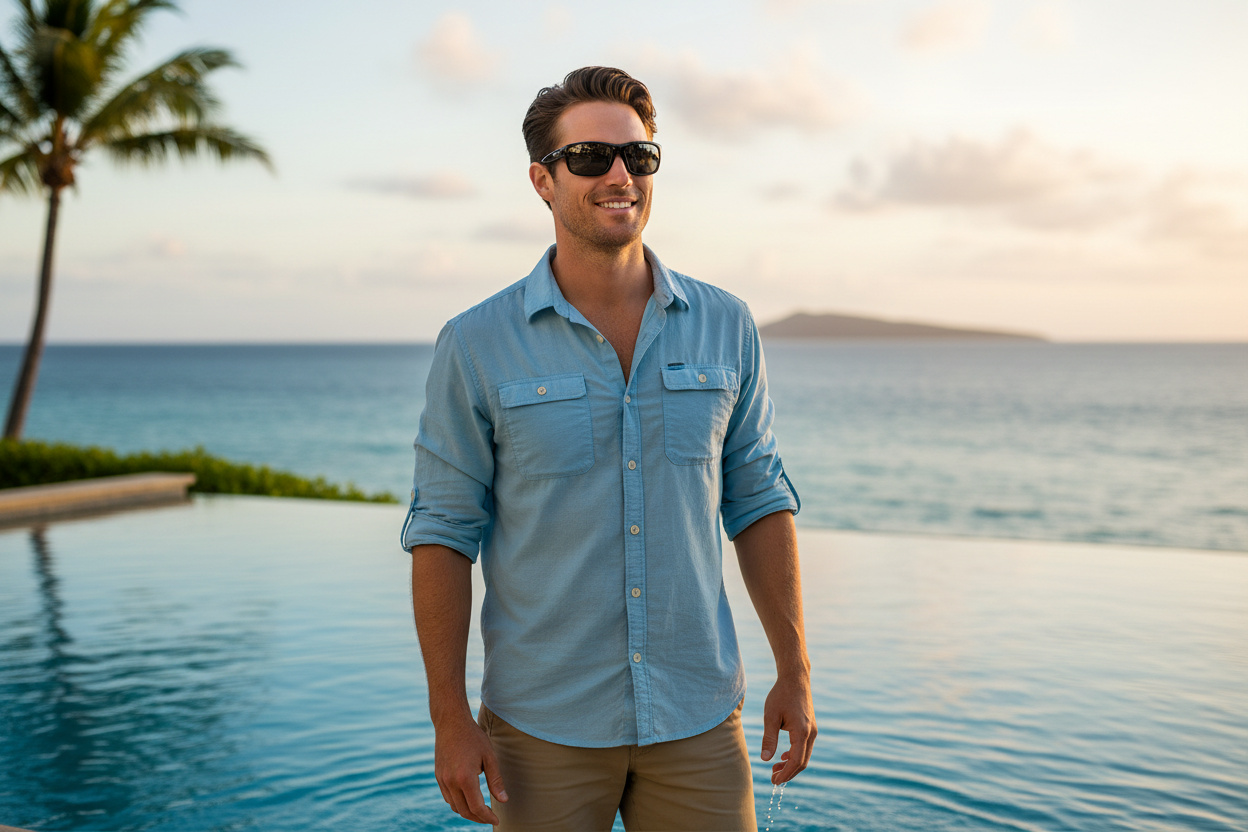 Front view Maui Jim Stingray (103-02)