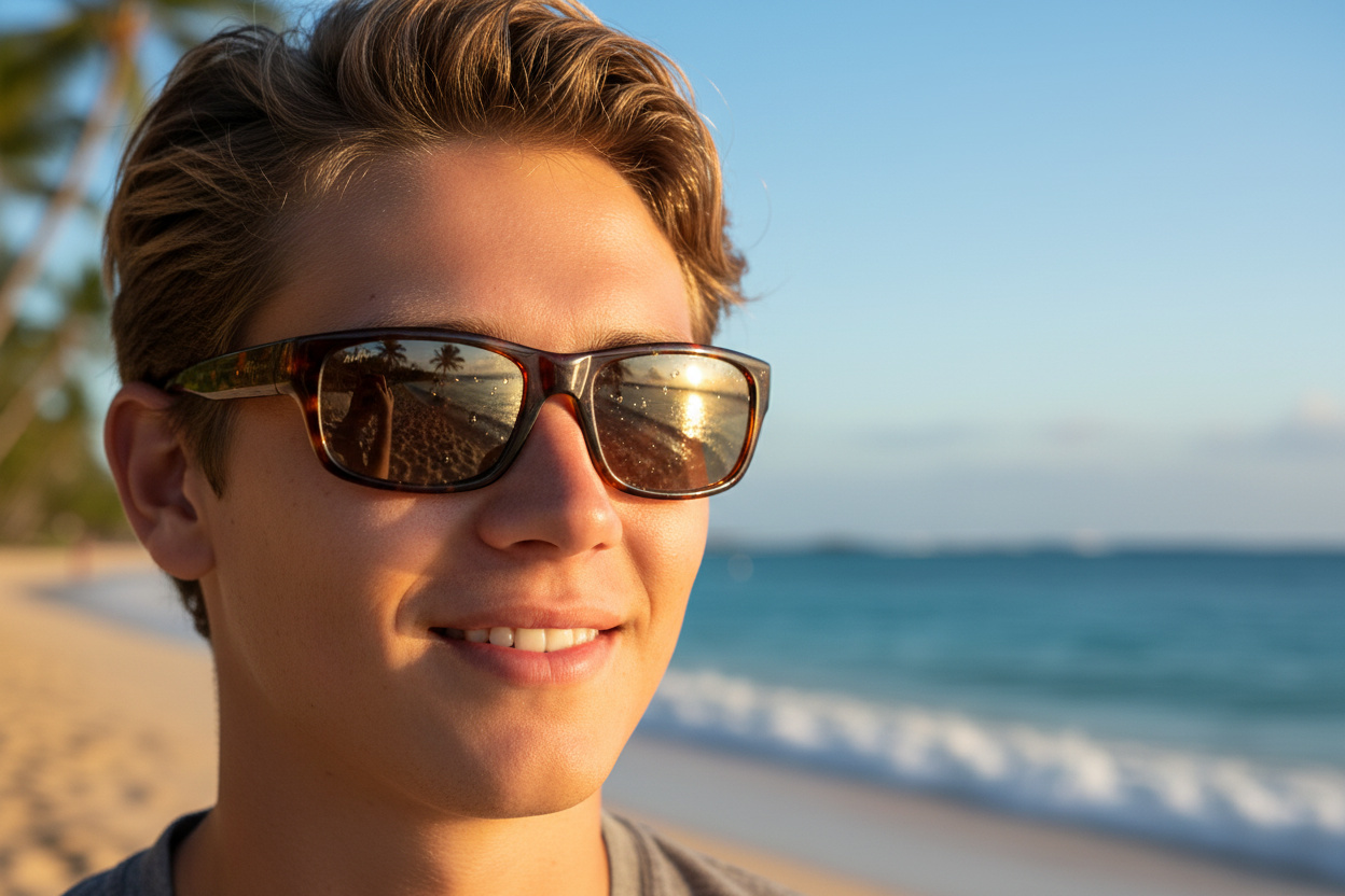 Front view Maui Jim Stingray (H103-10)