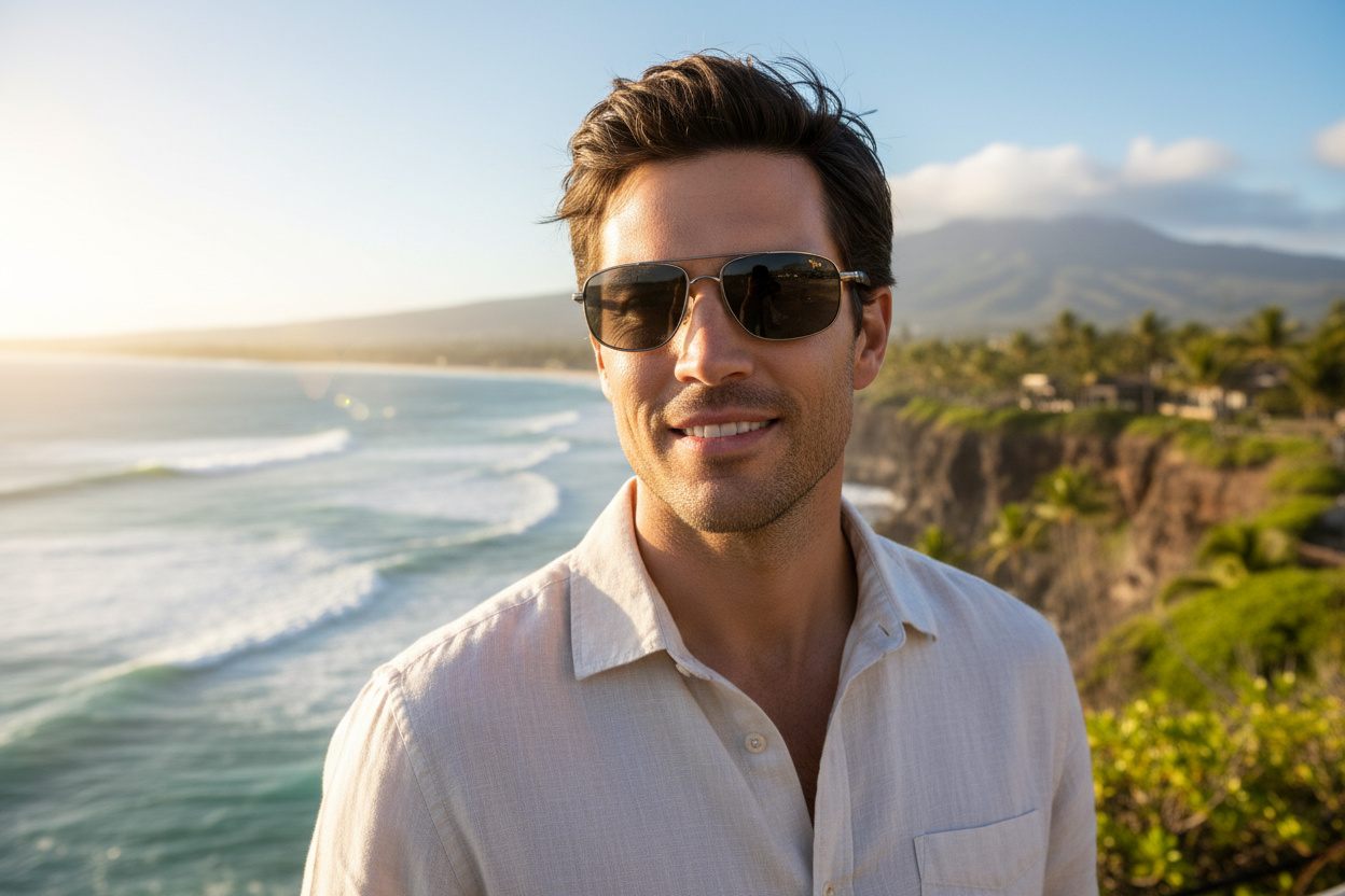 Front view Maui Jim Kahuna (162-02)