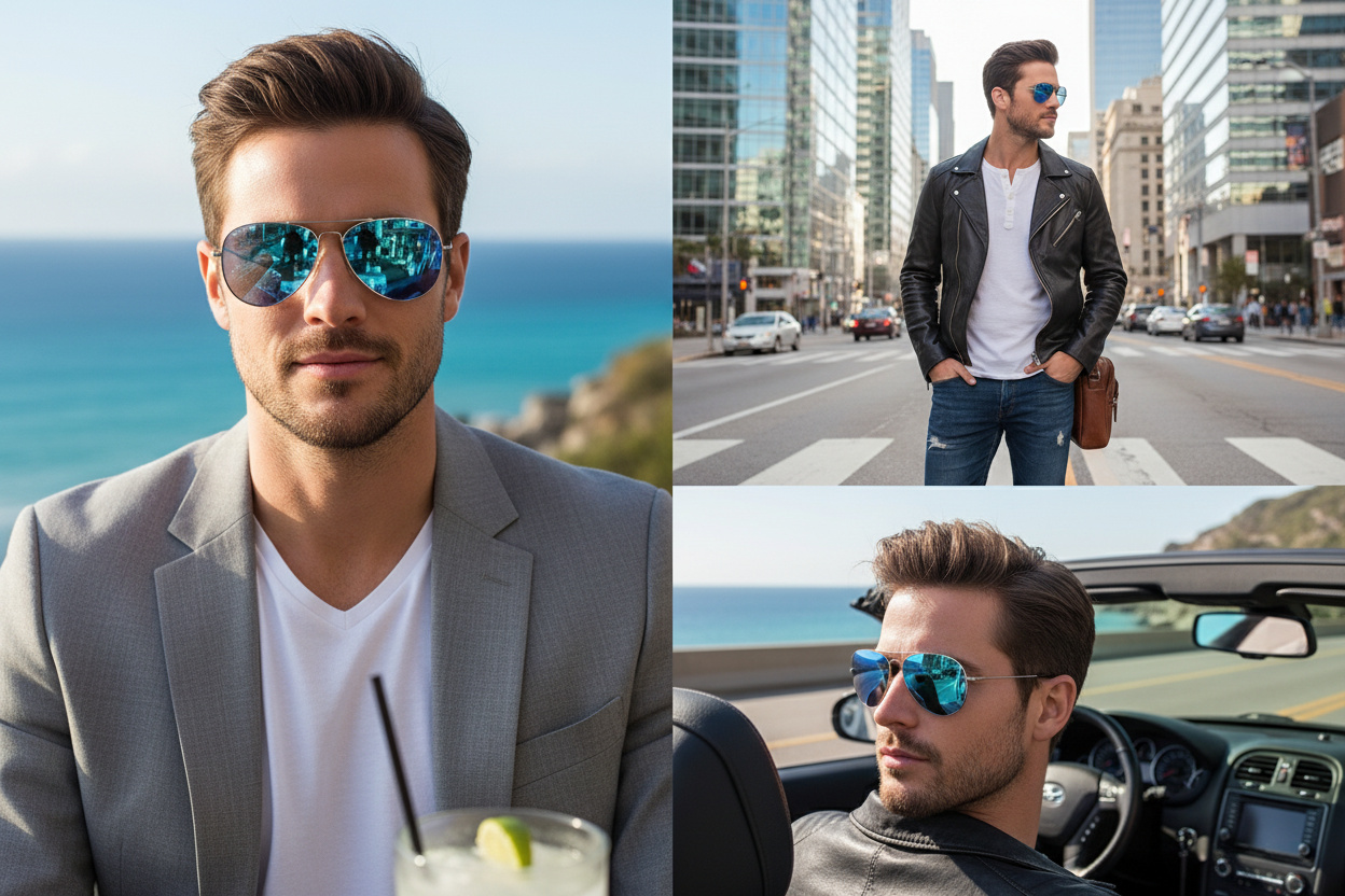 Front view Maui Jim Mavericks (B264-17)