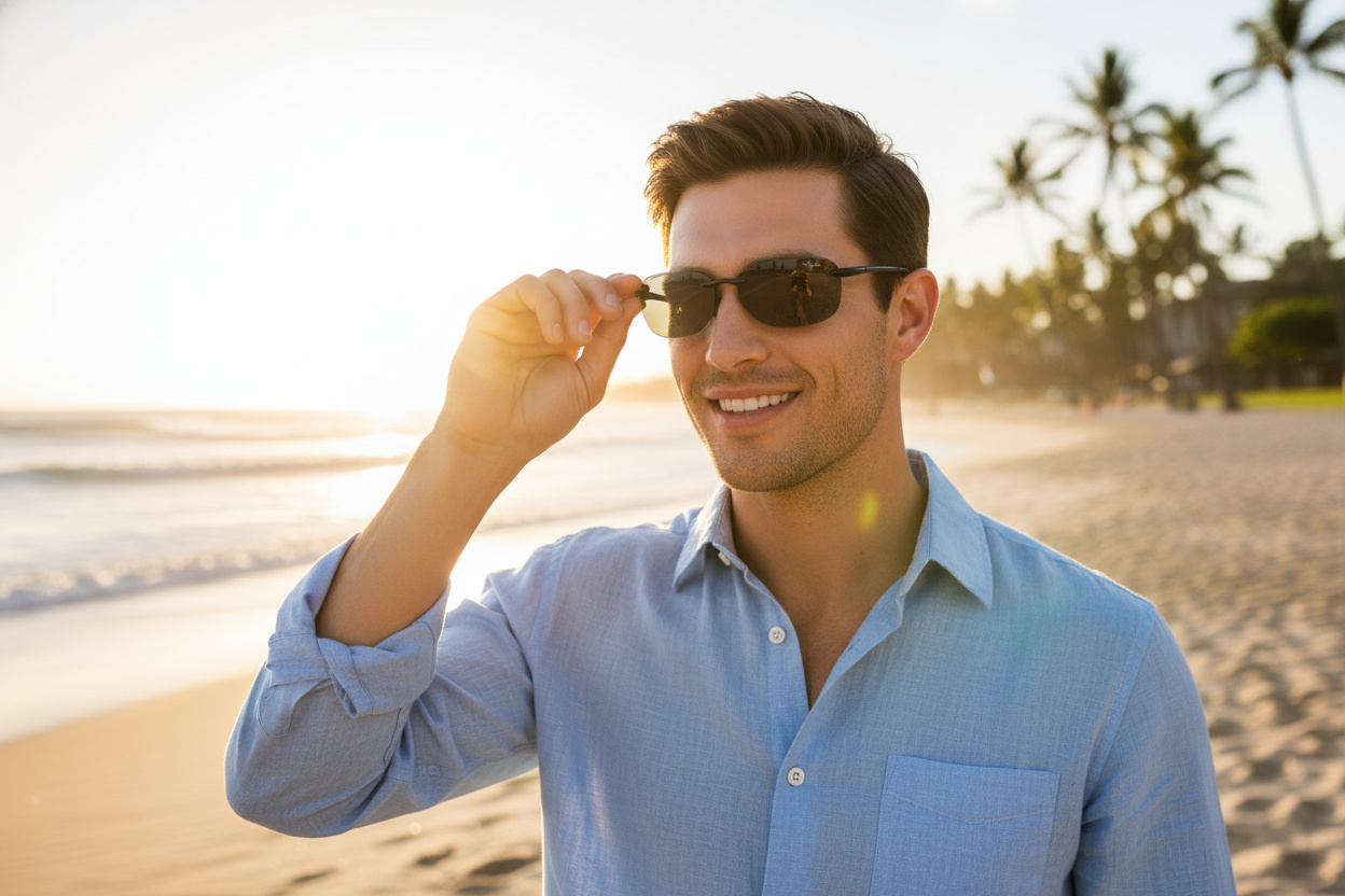 Front view Maui Jim Sandy Beach (408-02)