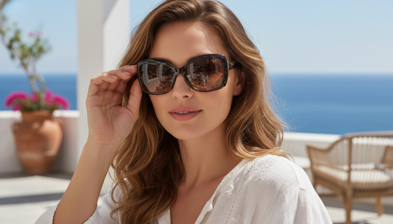 Front view Maui Jim Orchid (H735-10P)