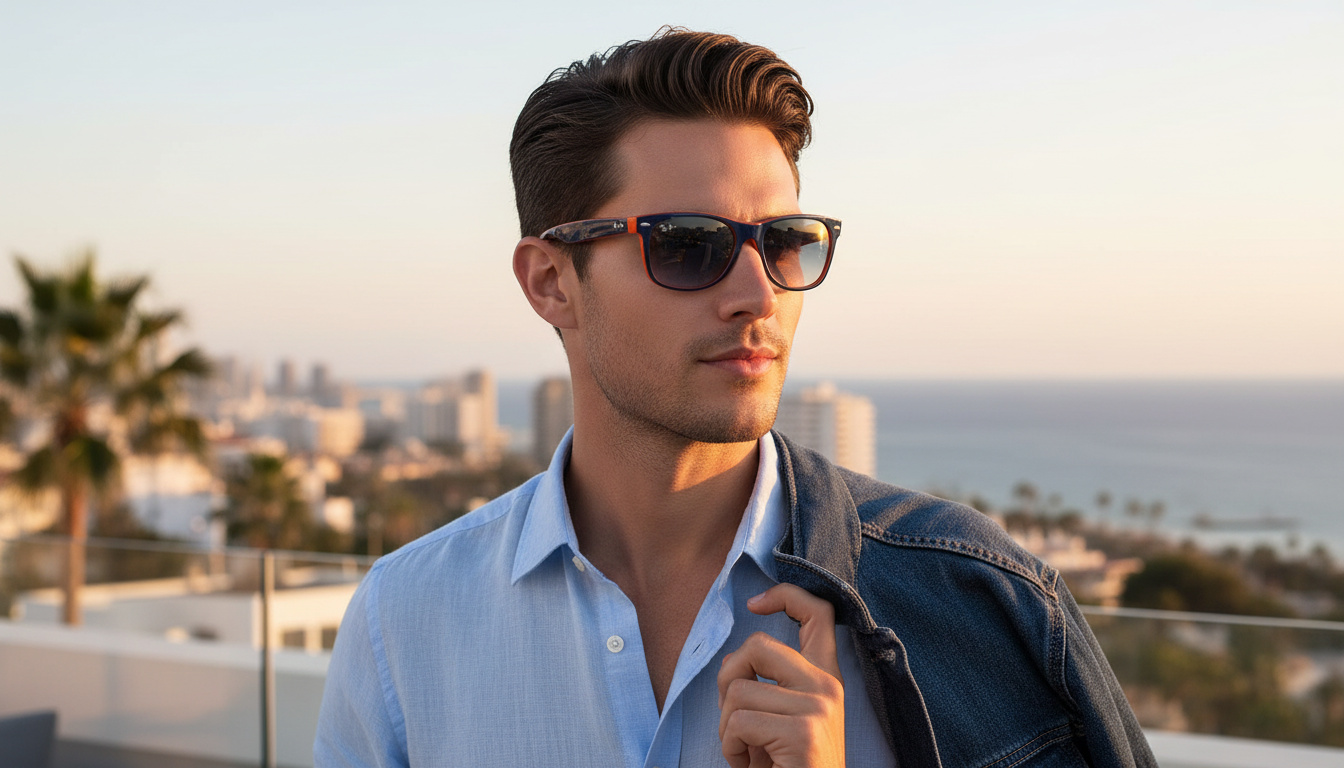 Front view Ray-Ban NEW WAYFARER (RB2132 - 789/3F)