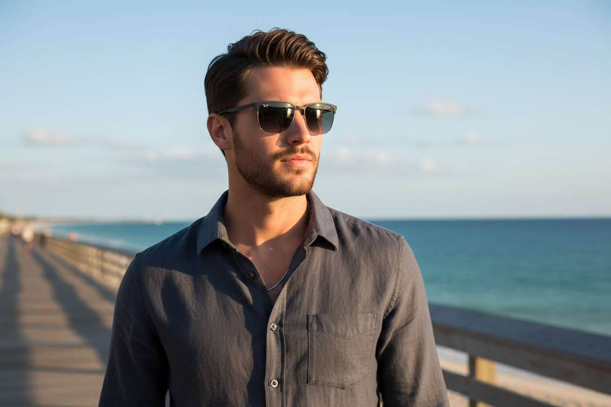 Front view Ray-Ban RB3569 (90048G)
