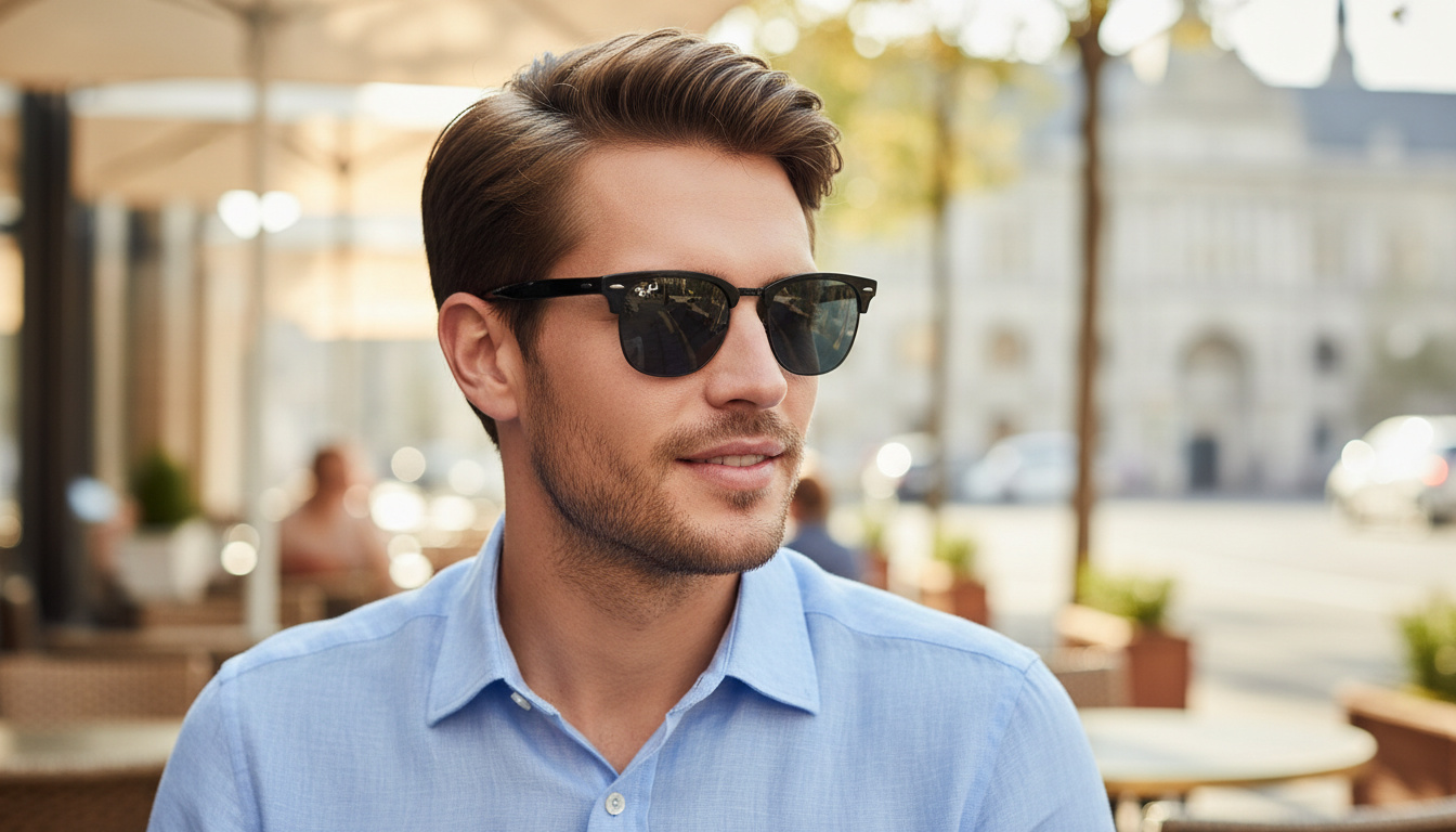 Front view Ray-Ban CLUBMASTER METAL (RB3716 - 186/R5)
