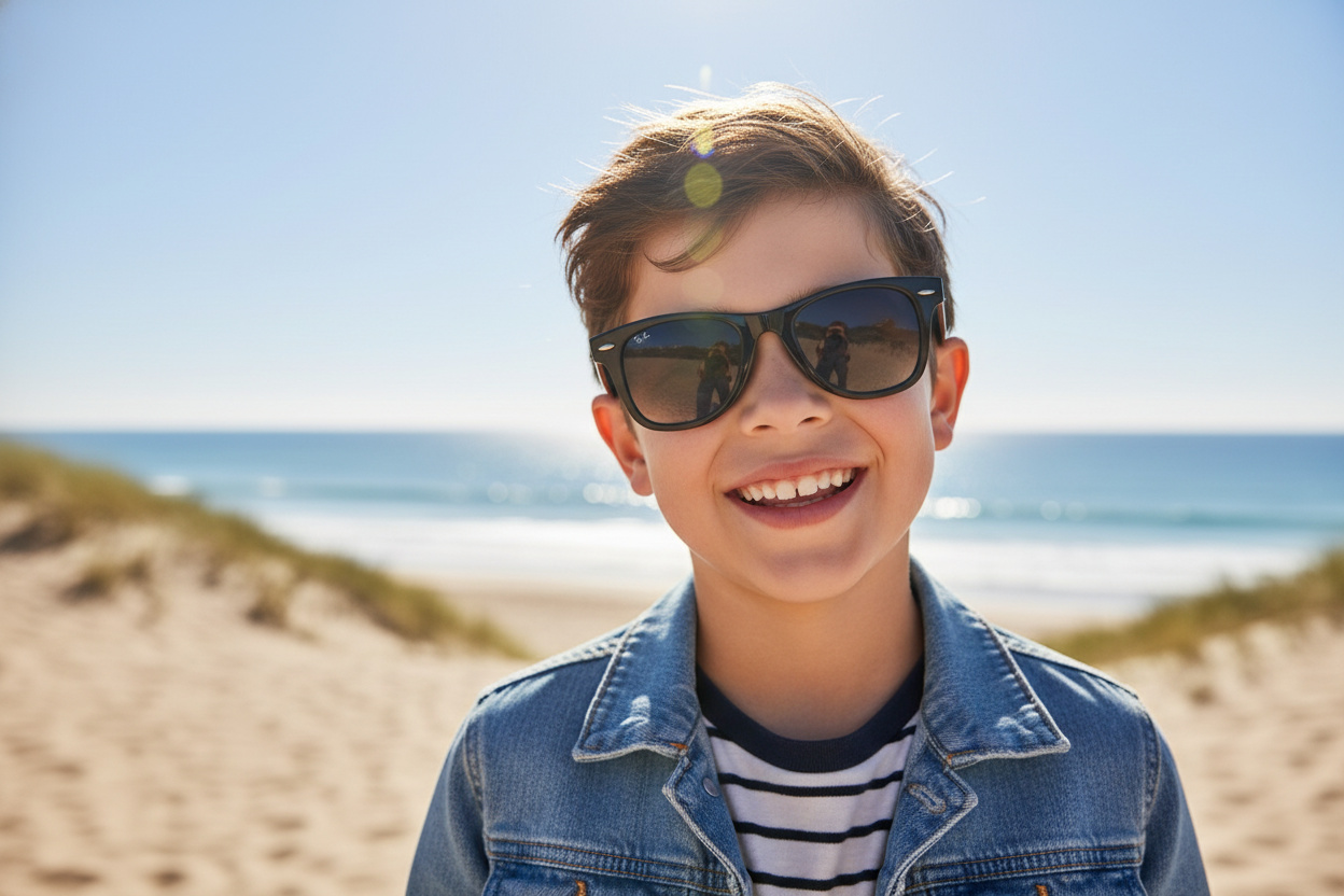 Front view Ray-Ban Kids JUNIOR WAYFARER (RJ9066S - 100/11)