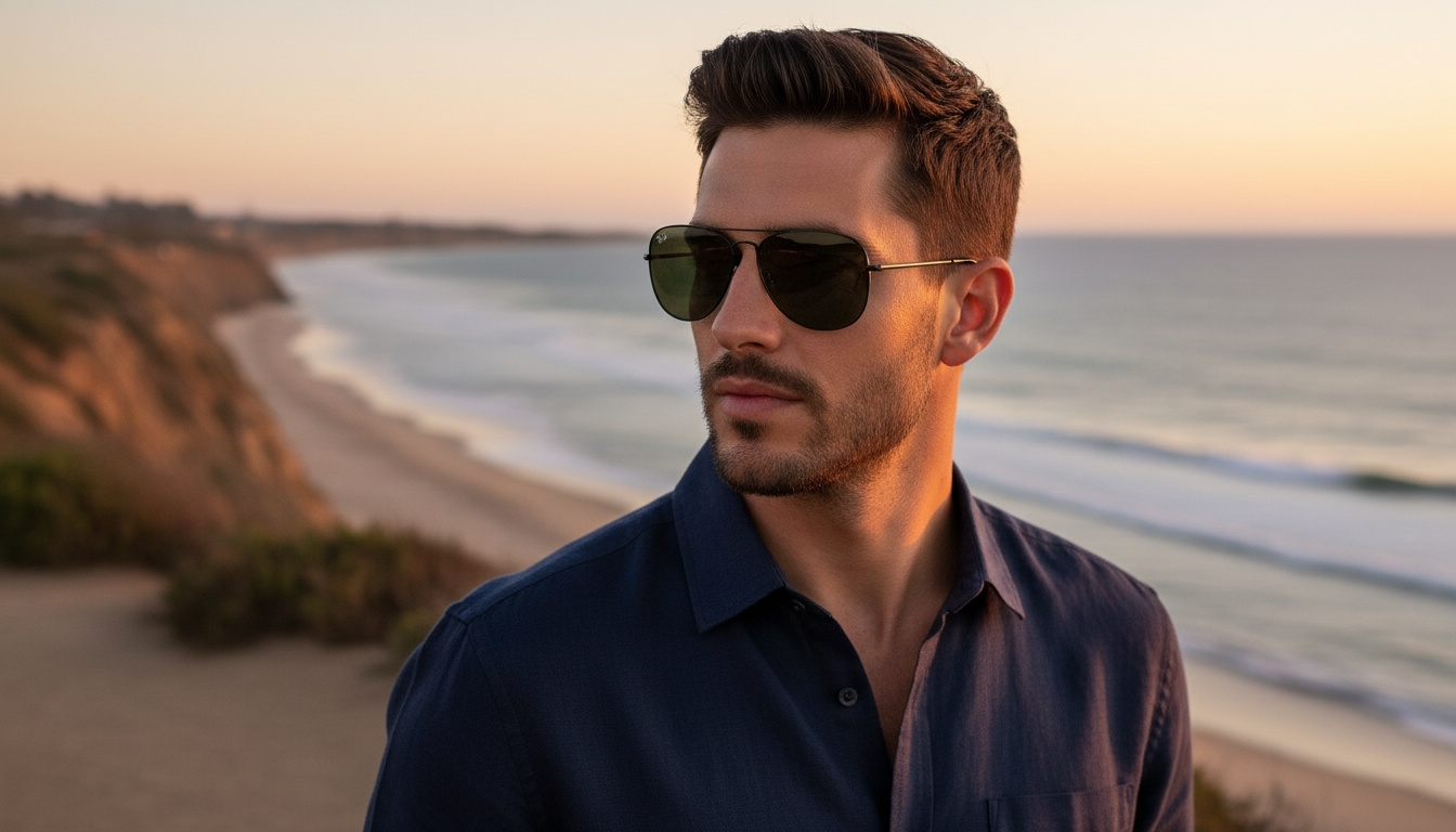 Front view Ray-Ban CARAVAN (RB3136 - 004)