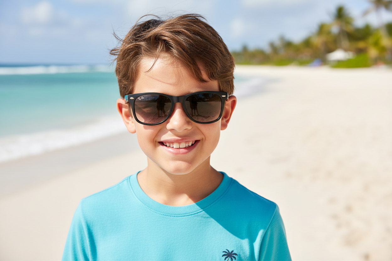 Front view Ray-Ban Kids JUNIOR NEW WAYFARER (RJ9052S - 100/11)