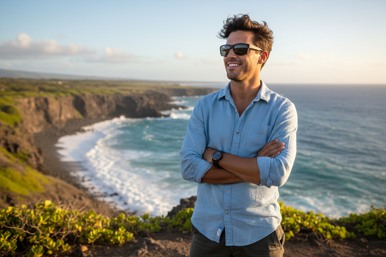 Front view Maui Jim Kanaio Coast (766-02MD)