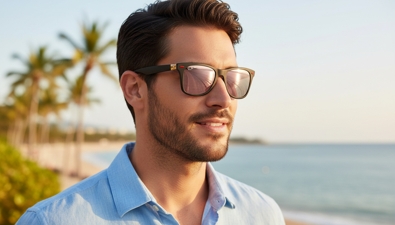 Front view Ray-Ban FERRARI (RB4195M - F602H2)
