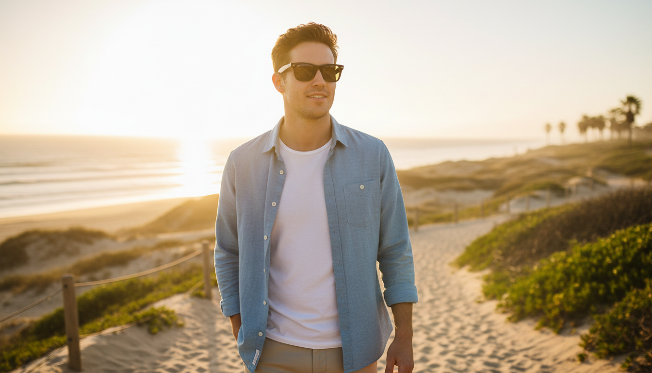 Front view Ray-Ban FOLDING WAYFARER (RB4105 - 601/58)