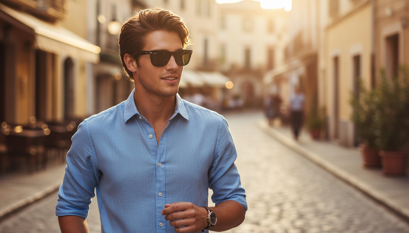 Front view Ray-Ban FOLDING WAYFARER (RB4105 - 601S)
