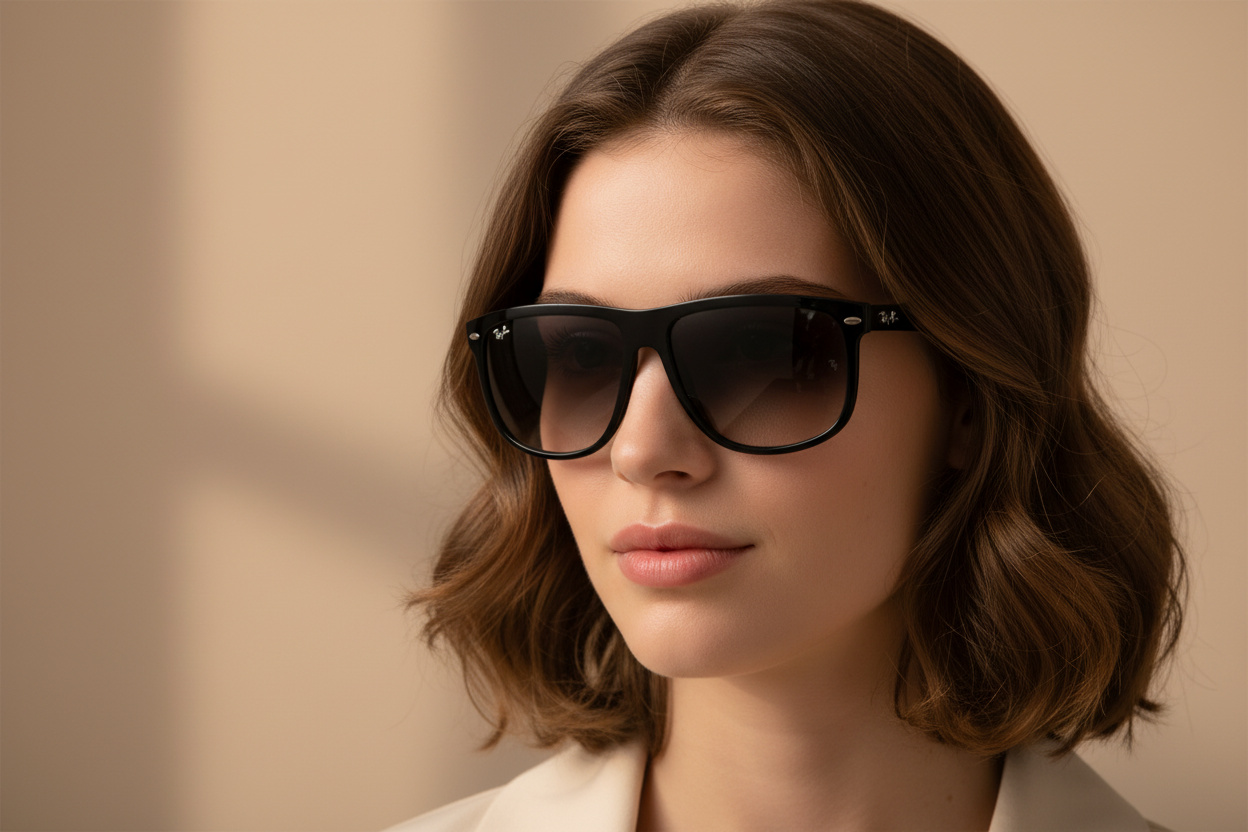 Front view Ray-Ban BOYFRIEND (RB4147 - 601/32)