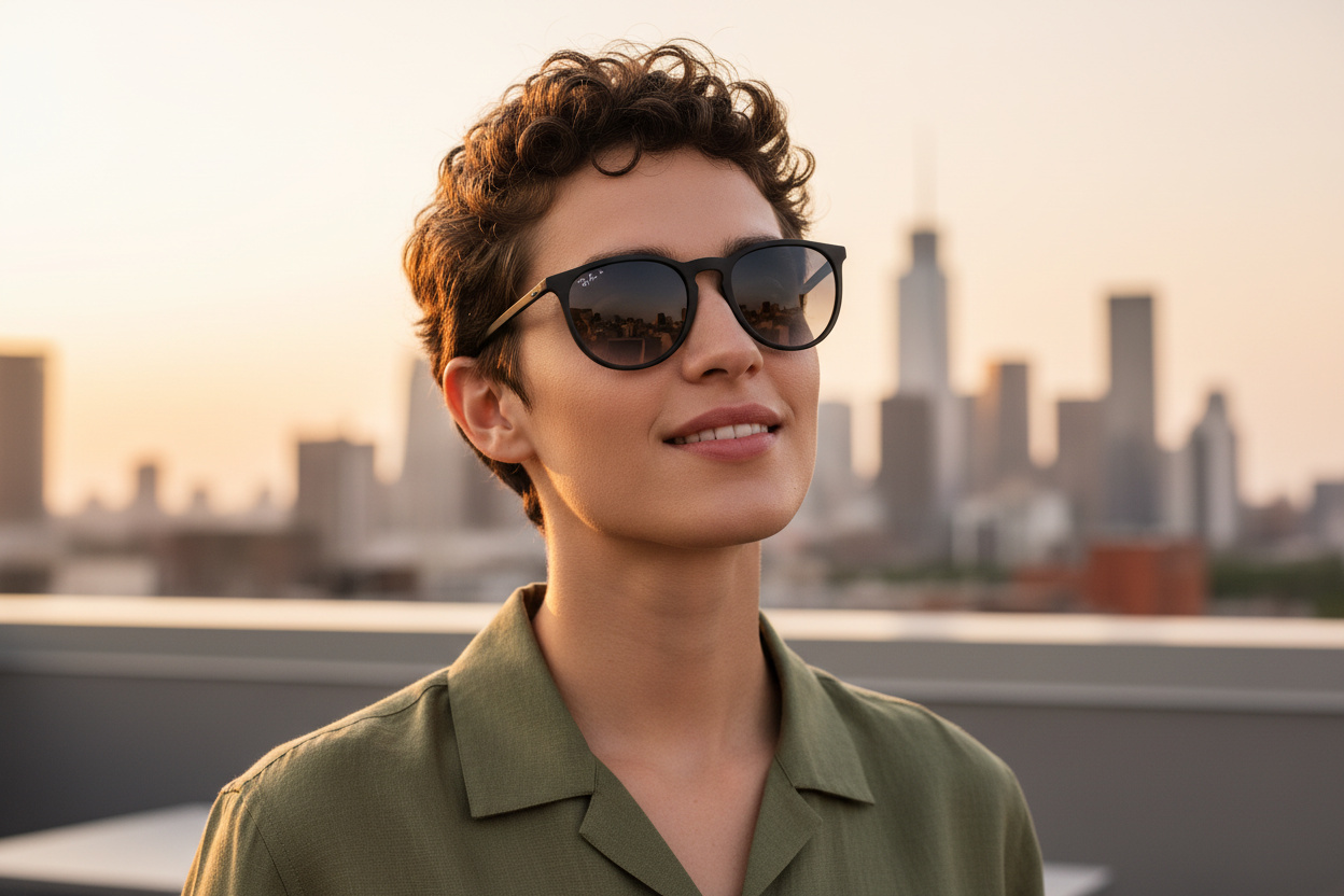 Front view Ray-Ban ERIKA (RB4171 - 622/T3)