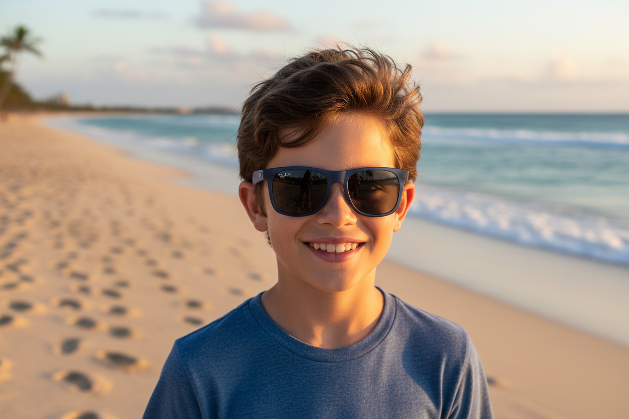 Front view Ray-Ban Kids JUNIOR JUSTIN (RJ9069S - 706080)